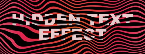 How to Make a Hidden Text Effect in Photoshop