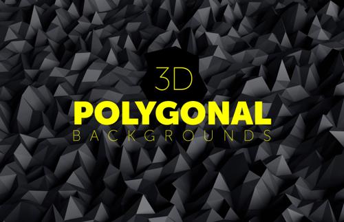 3D Polygonal Backgrounds