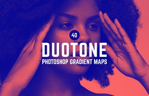 40 Duotone Photoshop Gradient Maps