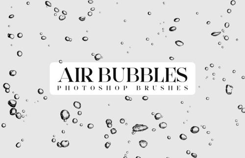 Air Bubbles Photoshop Brushes