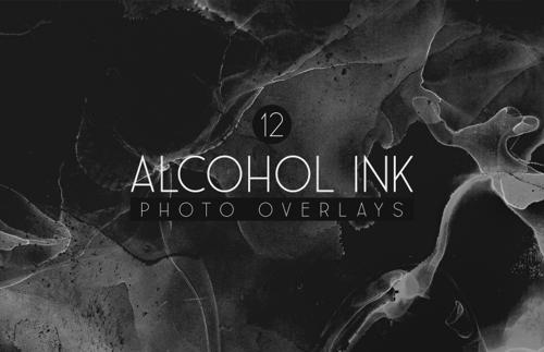 Alcohol Ink Photo Overlays