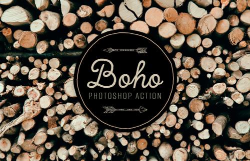 Boho Photoshop Action