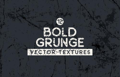 Bold Grunge Vector Textures