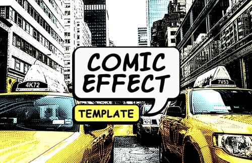 Comic Photo Effect Template