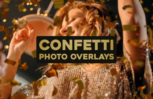 Confetti Photo Overlays
