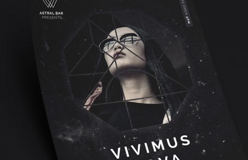 Dark Club Night & Live Event Flyer Template