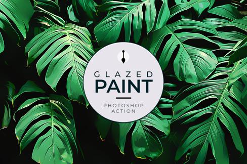 Glazed Paint Photoshop Action