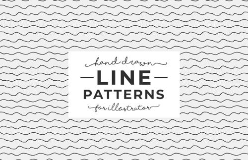 Hand Drawn Line Patterns