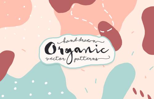 Hand Drawn Organic Vector Patterns