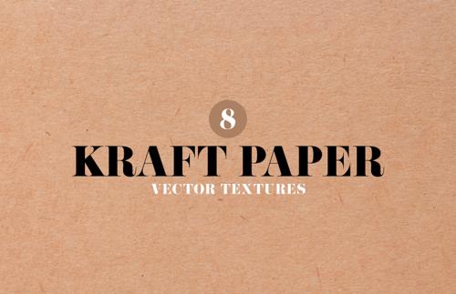 Kraft Paper Vector Textures