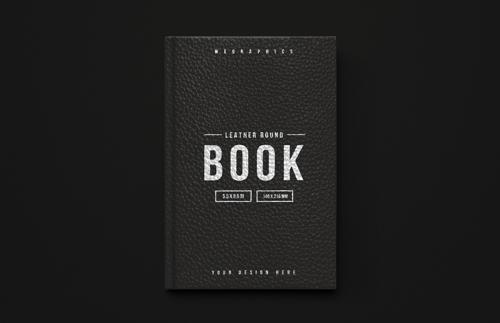 Leather Bound Book Cover Mockup