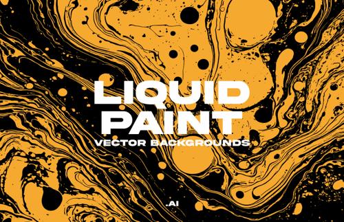 Liquid Paint Vector Backgrounds