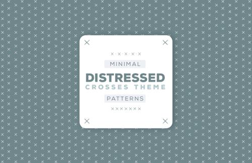 Minimal Distressed Vector Patterns