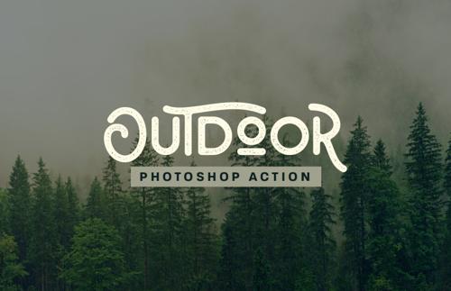 Outdoor Photoshop Action