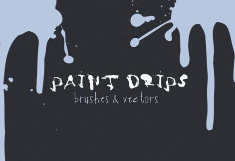 Vector Paint Drips