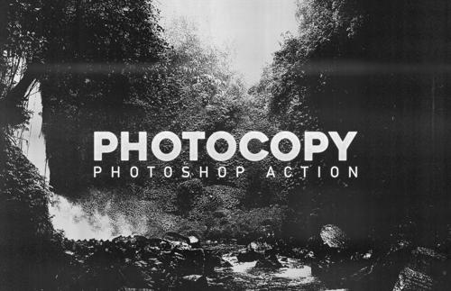 Photocopy Photoshop Action