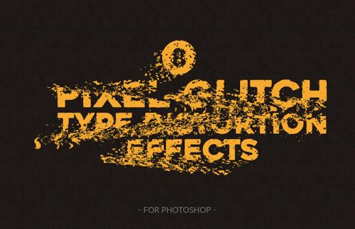 Pixel Glitch Type Distortion Effects