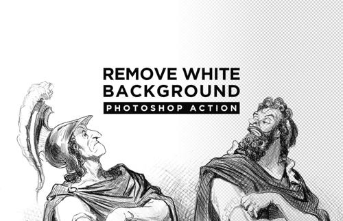 Remove White Background Photoshop Action