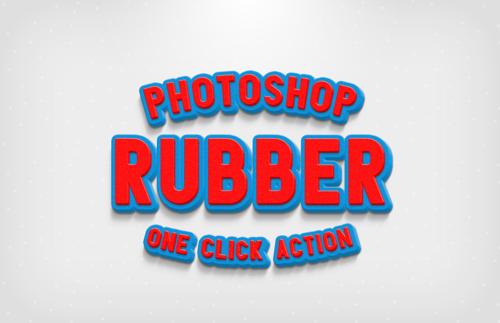 Rubber Photoshop Action