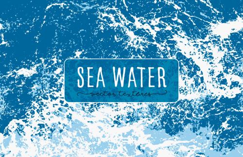 Sea Water Vector Textures