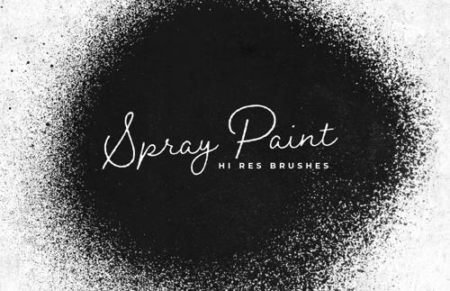 Spray Paint Grunge Brushes