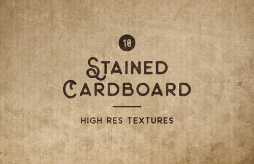 Stained Cardboard Textures