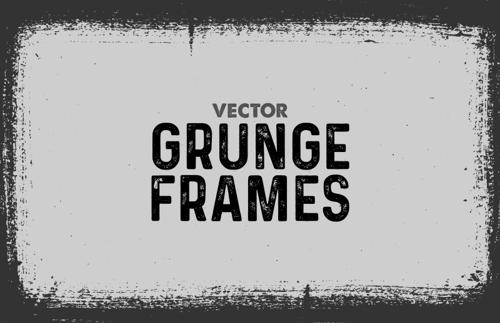 Vector Grunge Frames