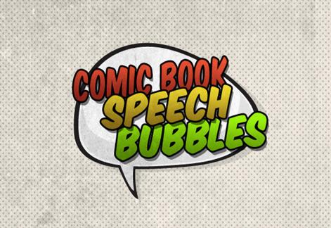 Vector Comic Book Speech Bubbles