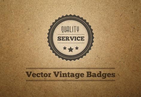 Vector Vintage Badges