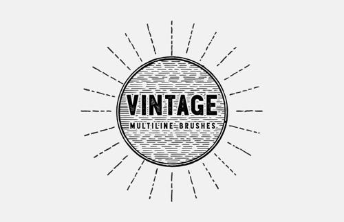 Vintage Multiline Brushes
