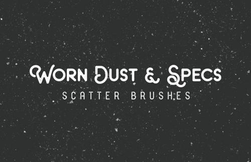 Worn Dust & Specs Scatter Brushes