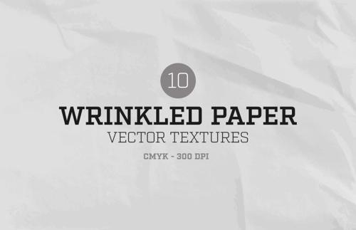 Wrinkled Paper Vector Textures