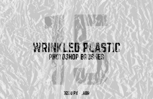 Wrinkled Plastic Photoshop Brushes