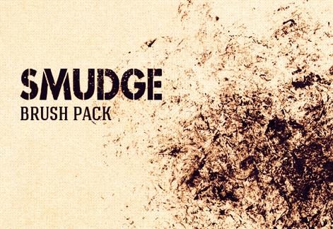 Smudges and Smears Photoshop Brush Set
