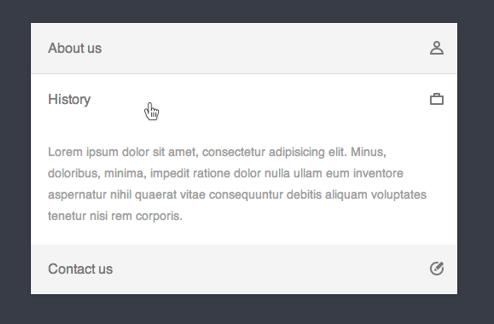 CSS3 only accordion menu