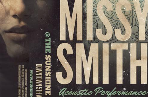 Acoustic Girl - Flyer Template