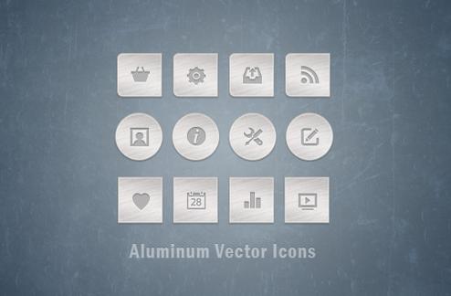 Aluminum Vector Icons