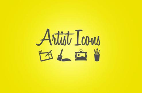Artist Vector Icon Set
