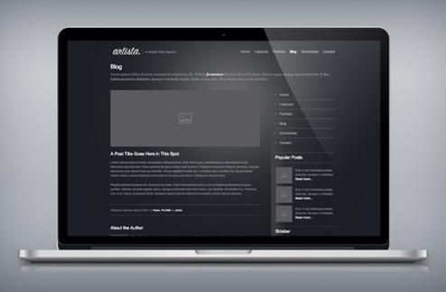 Artista - A Simple Blog Layout Boilerplate