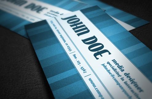 Vintage Style Business Card Template