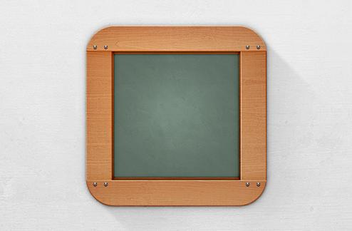 Blackboard App Icon - Free Template