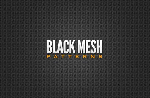 Black Mesh Patterns Collection