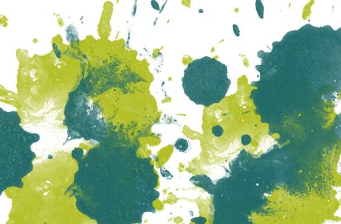 Blended Splatters Photoshop Brushes