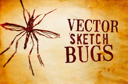 Illustrated Bug Vectors