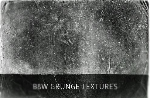 Black and White Grunge Textures