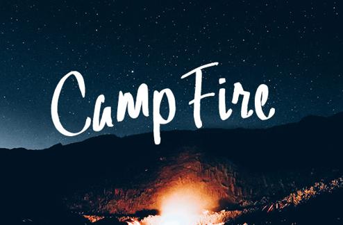 Camp Fire Font