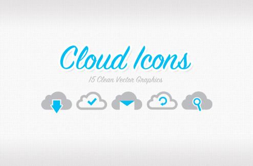 Vector Cloud Icon Set