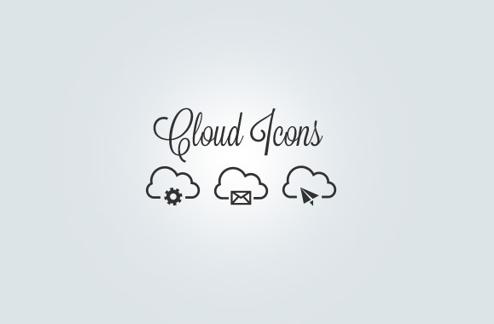 Vector Cloud Icon Collection