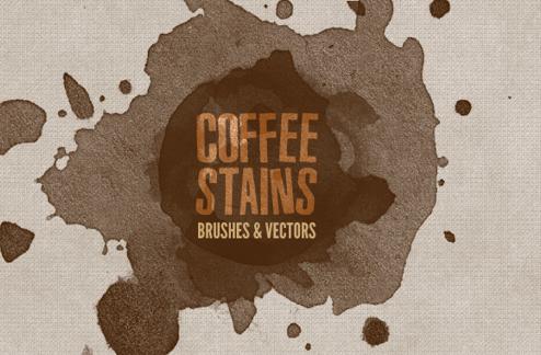 Coffee Stains - Brushes and Vectors