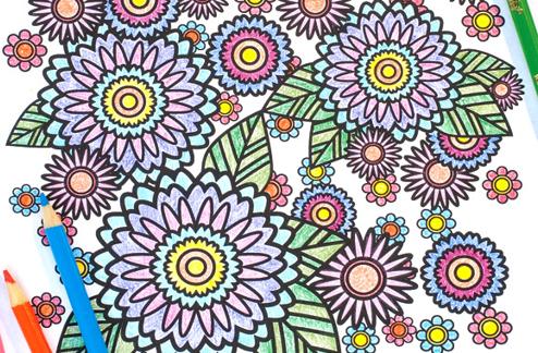 Stress Relief Coloring Pages